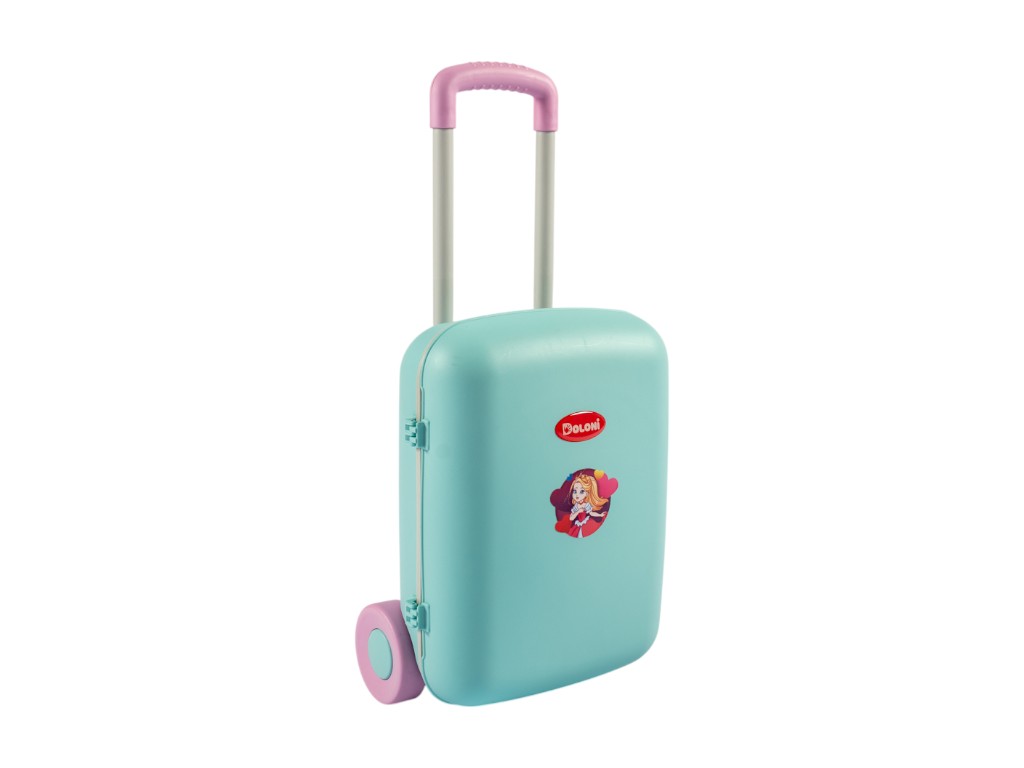 Чемодан игрушечный бирюзовый. Doloni Toys 01520/02