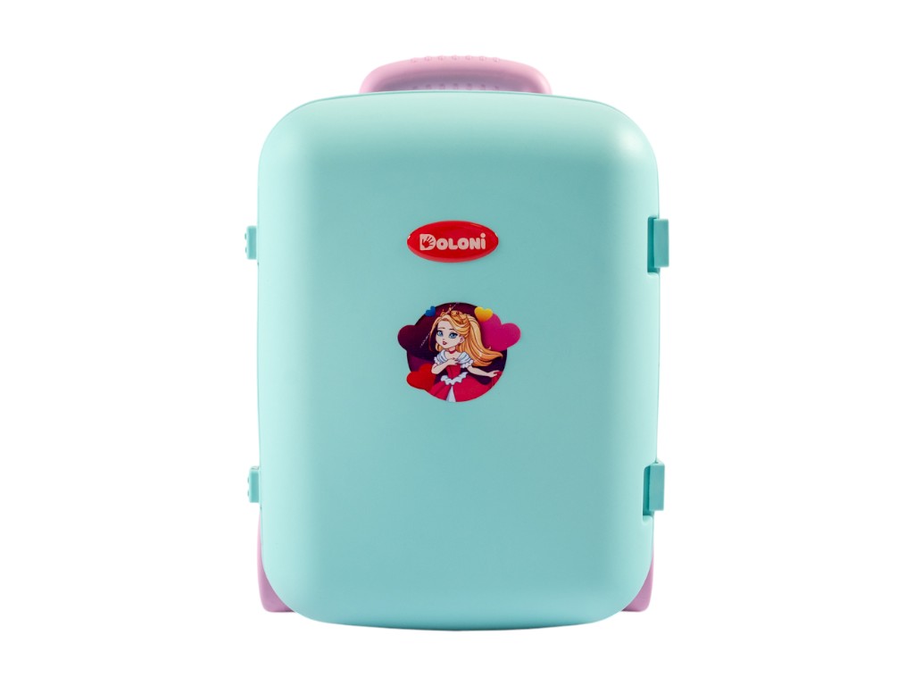 Чемодан игрушечный бирюзовый. Doloni Toys 01520/02