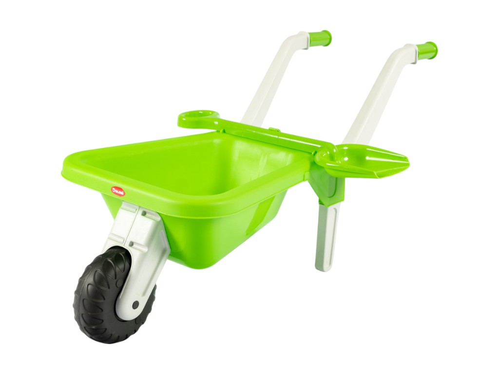 Тачка дитяча з лопатою 01530/02, 82,5 см, для перевезення піску, Doloni Toys