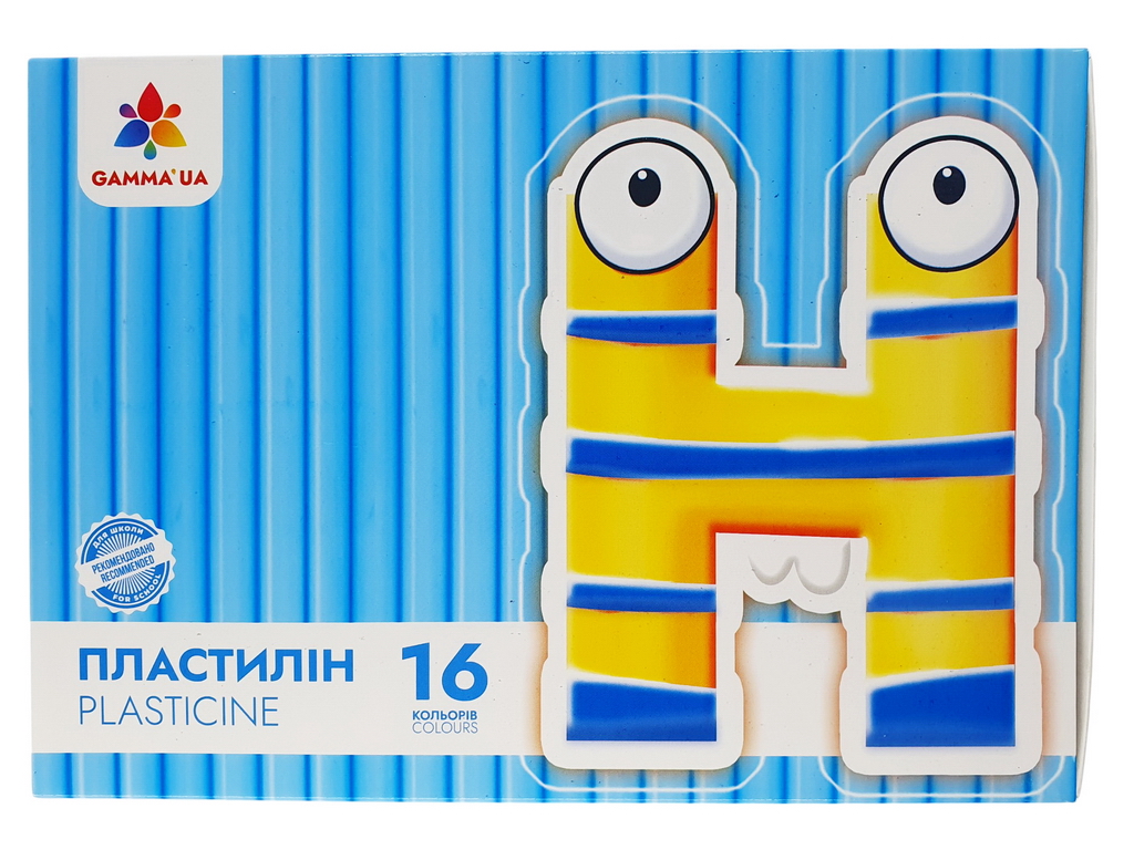 Набор пластилина, 16 цветов. Гамма