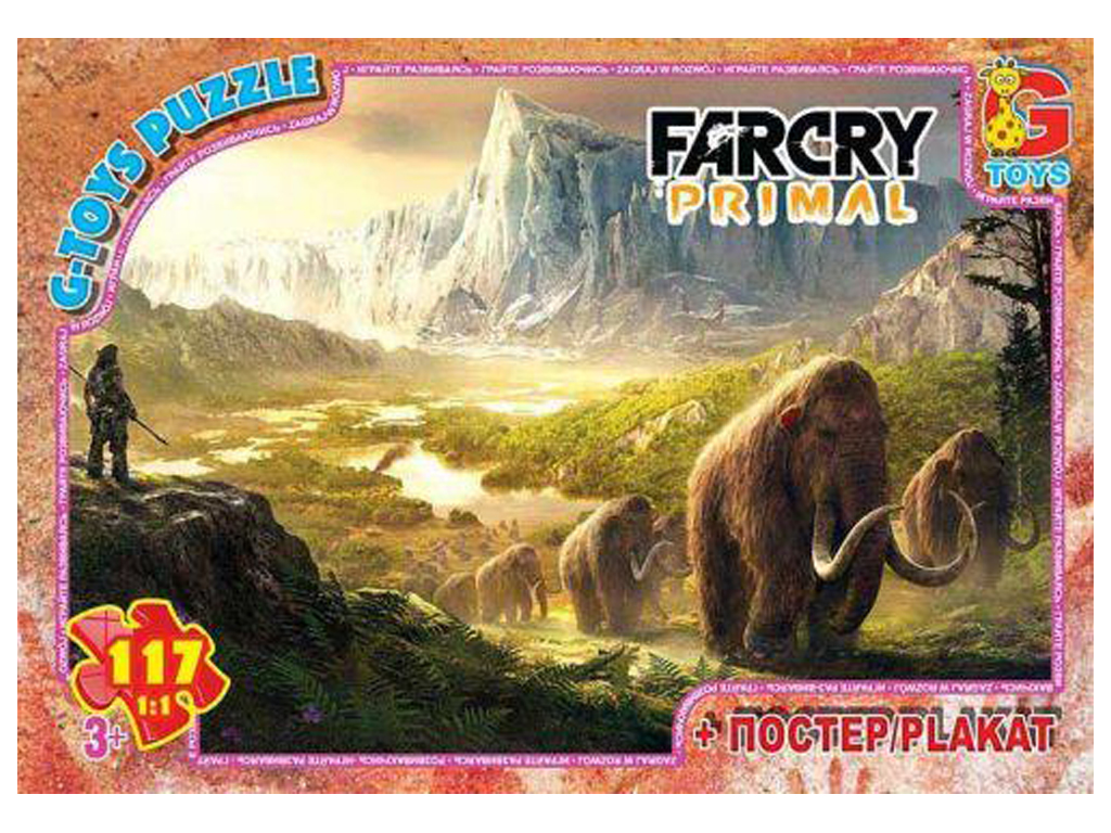 Пазли картонні Far Cry, 117 елементів, G-Toys FCP02