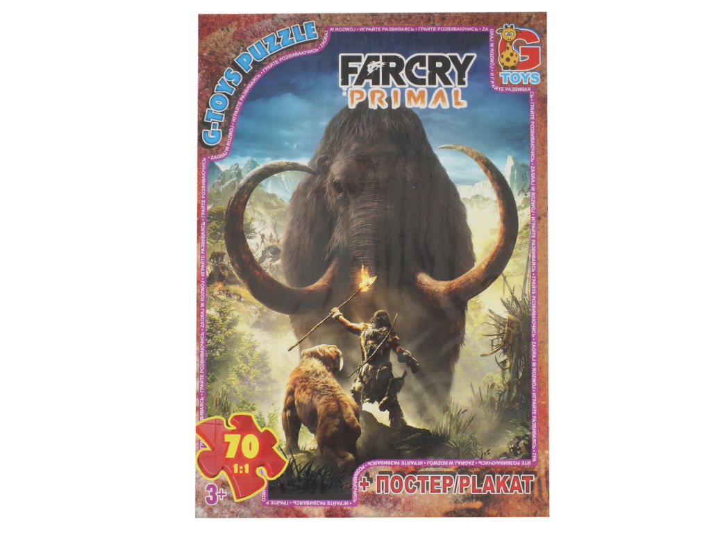 Пазлы картонные Far Cry. 70 элементов. G-Toys FCP03