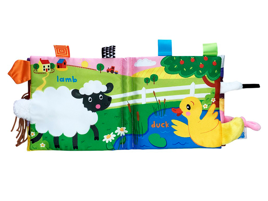 Развивающая книжечка шуршалка Ферма, MegaZayka