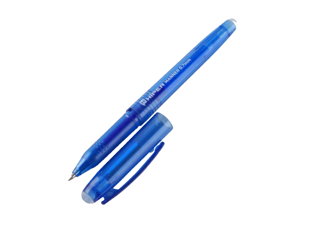 Ручка гелевая синяя самостирающая Пиши-стирай MANNER. Hiper HG-225