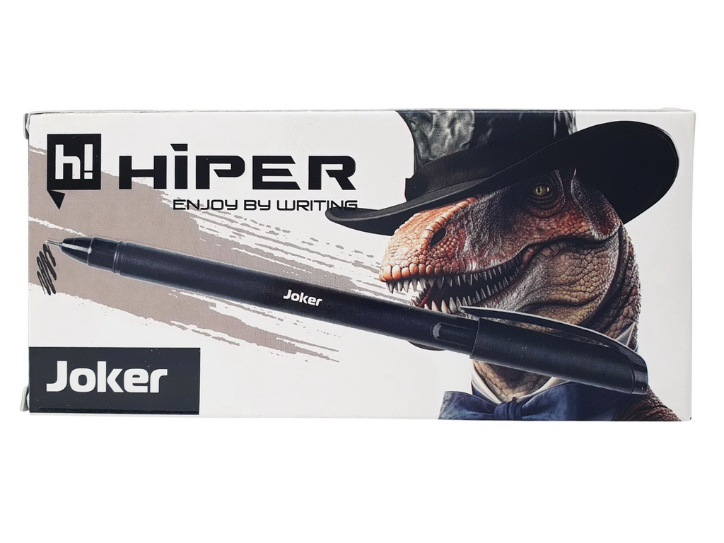 Ручка гелева Hiper Joker чорна