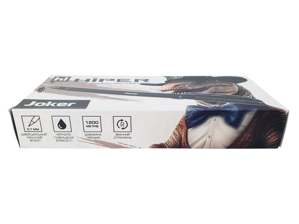 Ручка гелева Hiper Joker чорна