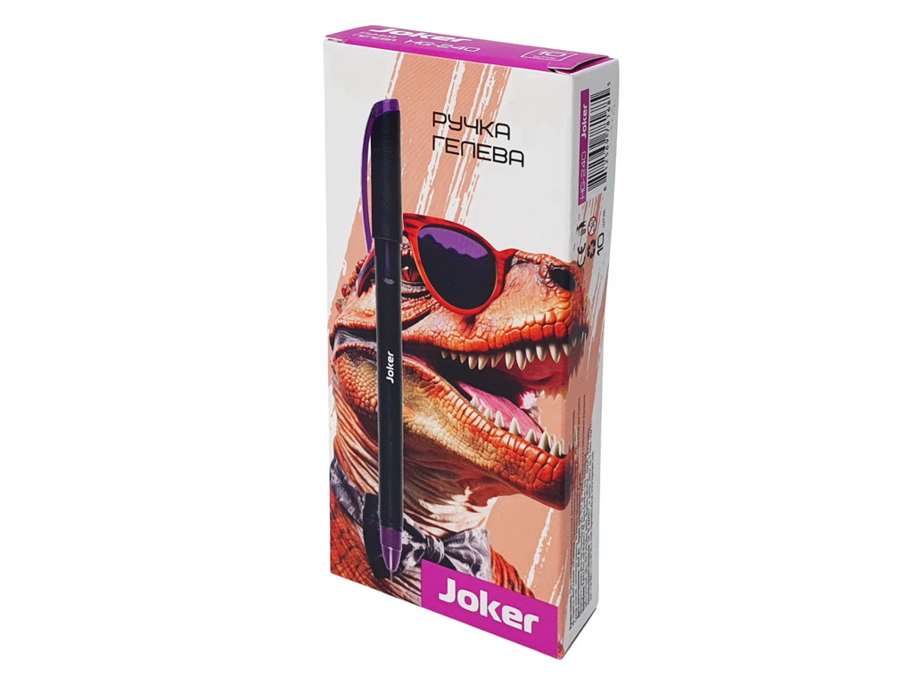 Ручка гелева Hiper Joker фіолетова