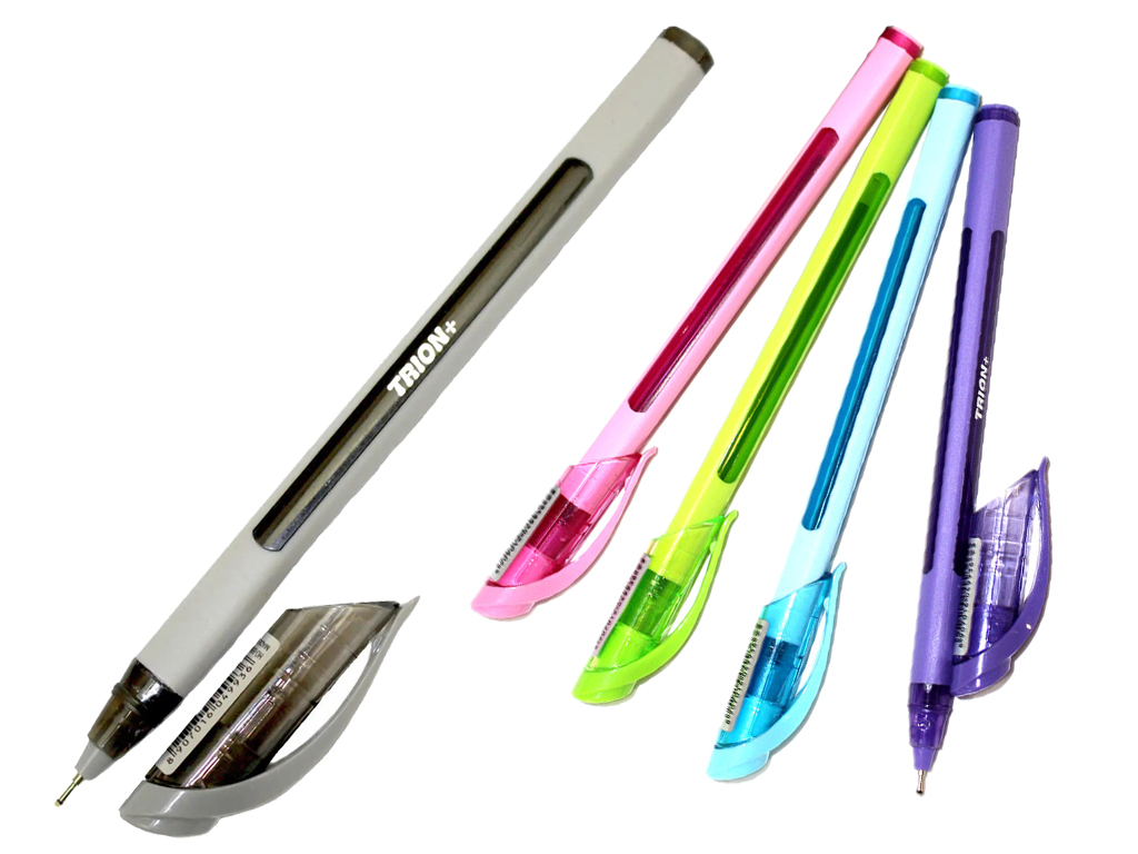 Ручка масляная синяя Trion. Hiper HO-550MIX