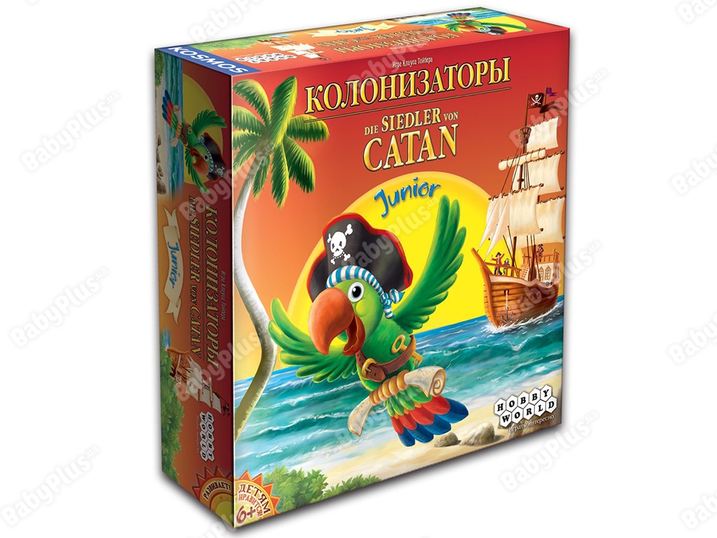 Настільна гра Колонізатори Junior 2014. Hobby World 4620011812704