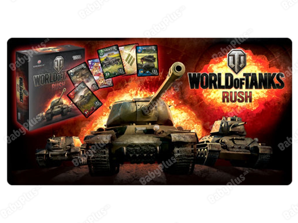 Настільна гра World of Tanks Rush. 2-е російське видання. Hobby World 4620011813411