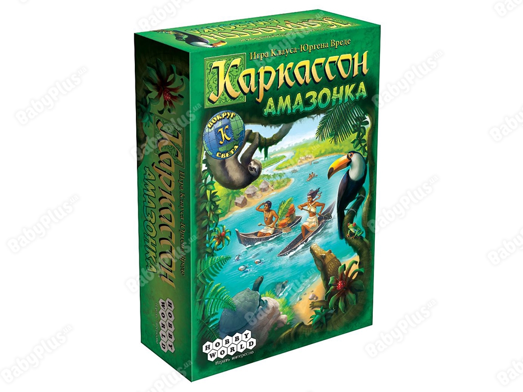 Настольная игра Каркассон. Амазонка. Hobby World 4620011817303