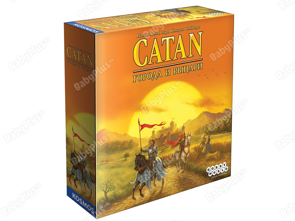 Настольная игра Колонизаторы. Города и рыцари. 4-е русское издание. CATAN. Hobby World 4620011819000