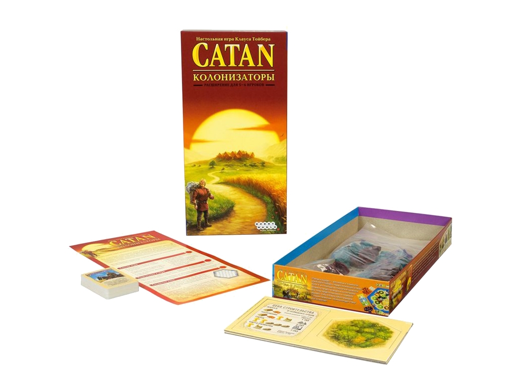 Настільна гра Catan. Колонізатори. Розширення для 56 гравців (3-е російське видання). Hobby World
