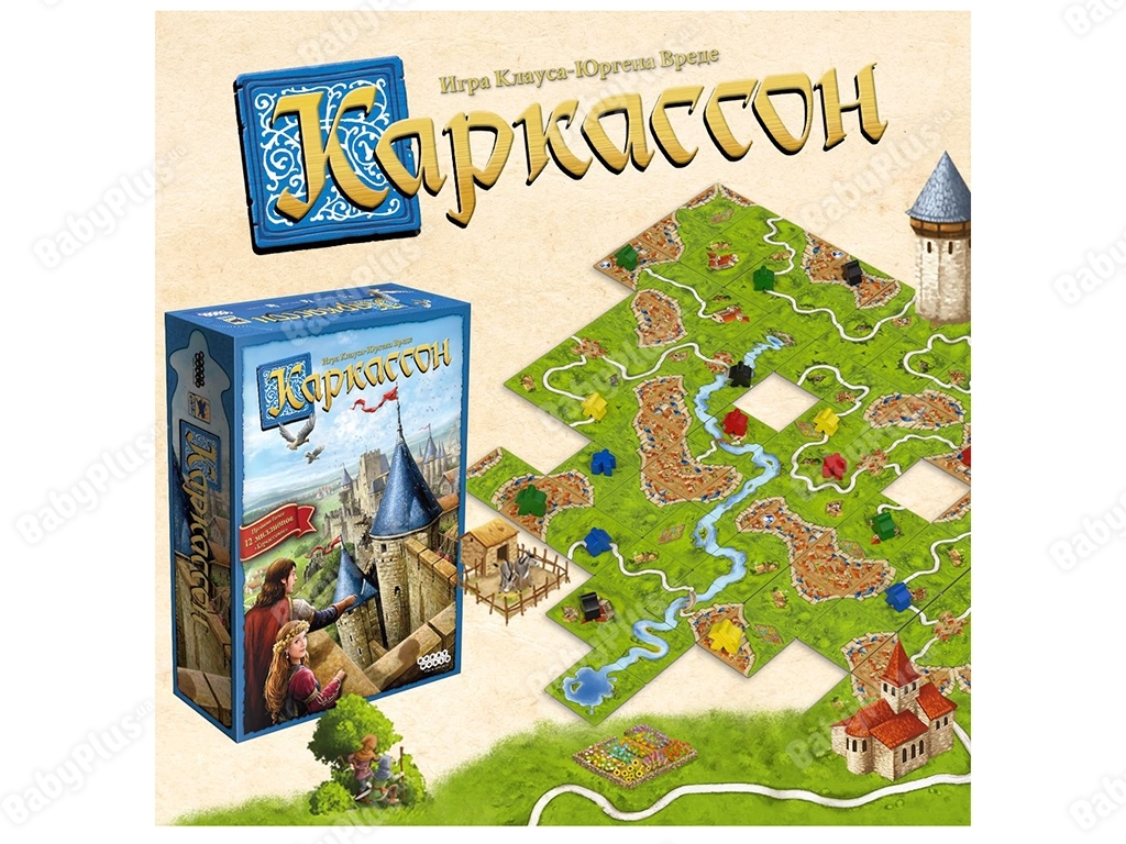 Настільна гра Каркассон 2019. Hobby World 4630039151389