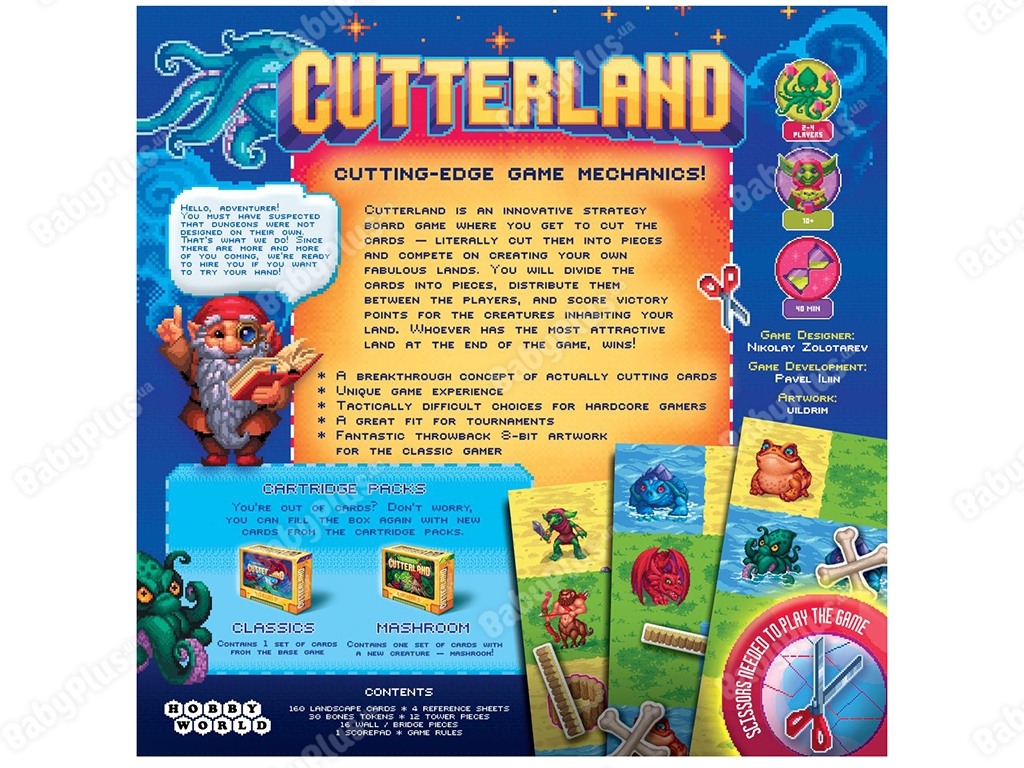 Настільна гра Cutterland. Hobby World 4630039151860