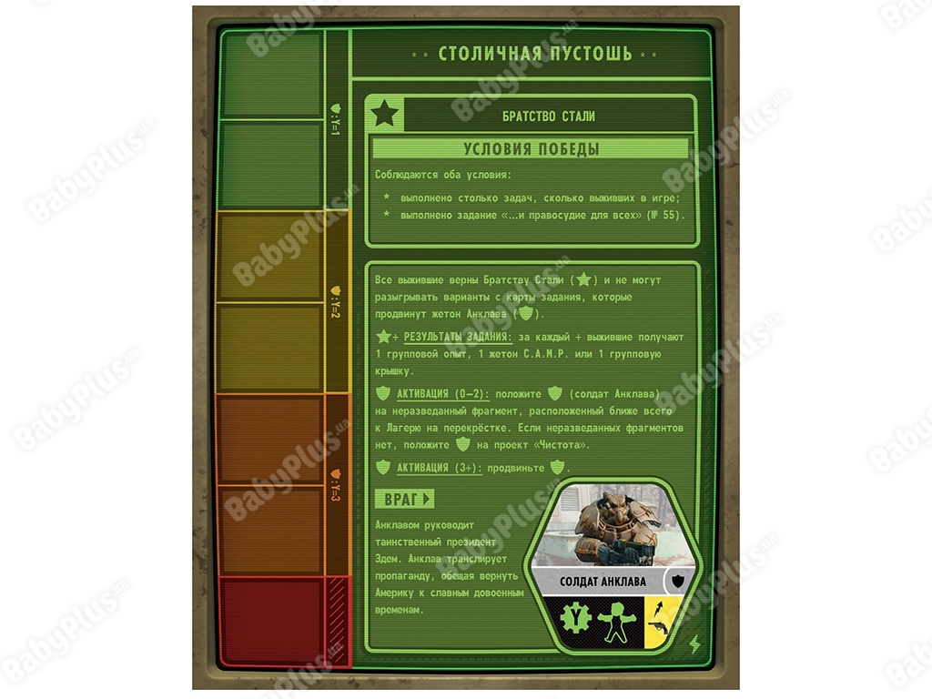 Настільна гра Fallout. Атомні узи. Hobby World 4630039152805