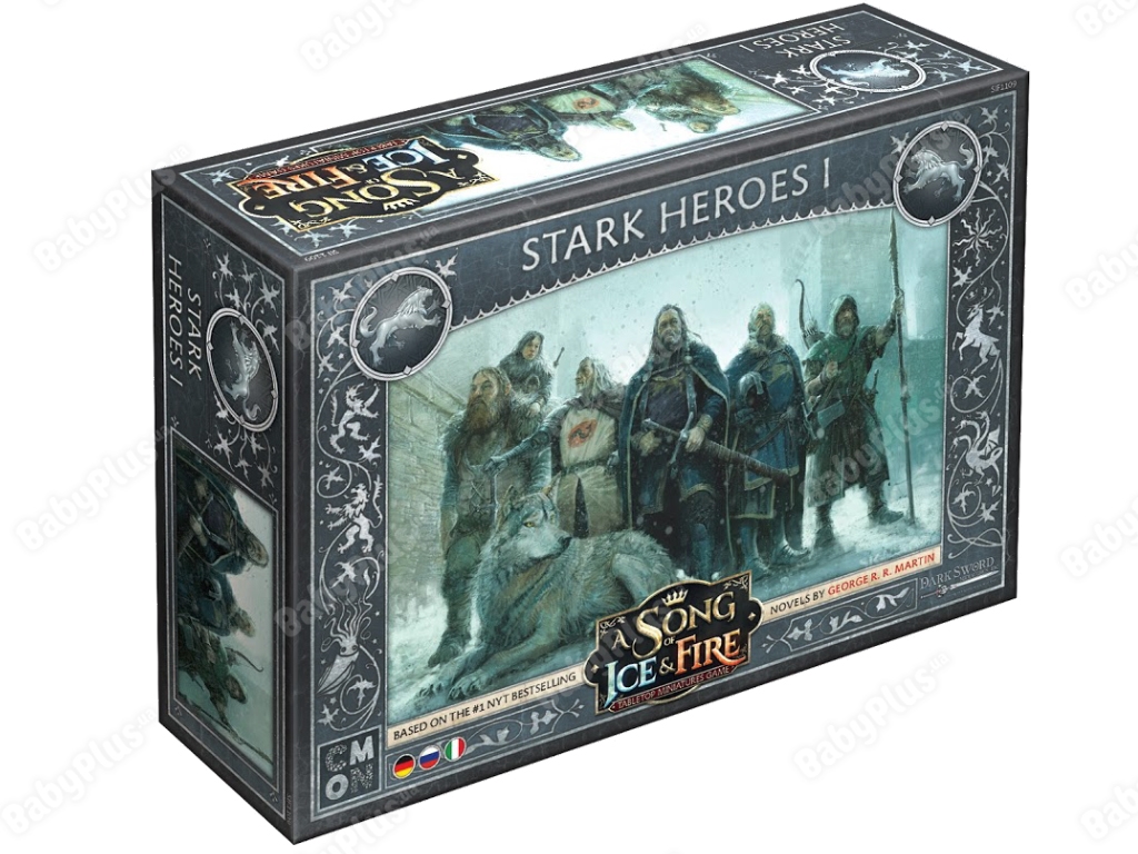 Настільна гра Пісня льоду й полум'я. Набір Герої Старков BOX 1. Hobby World 889696008152