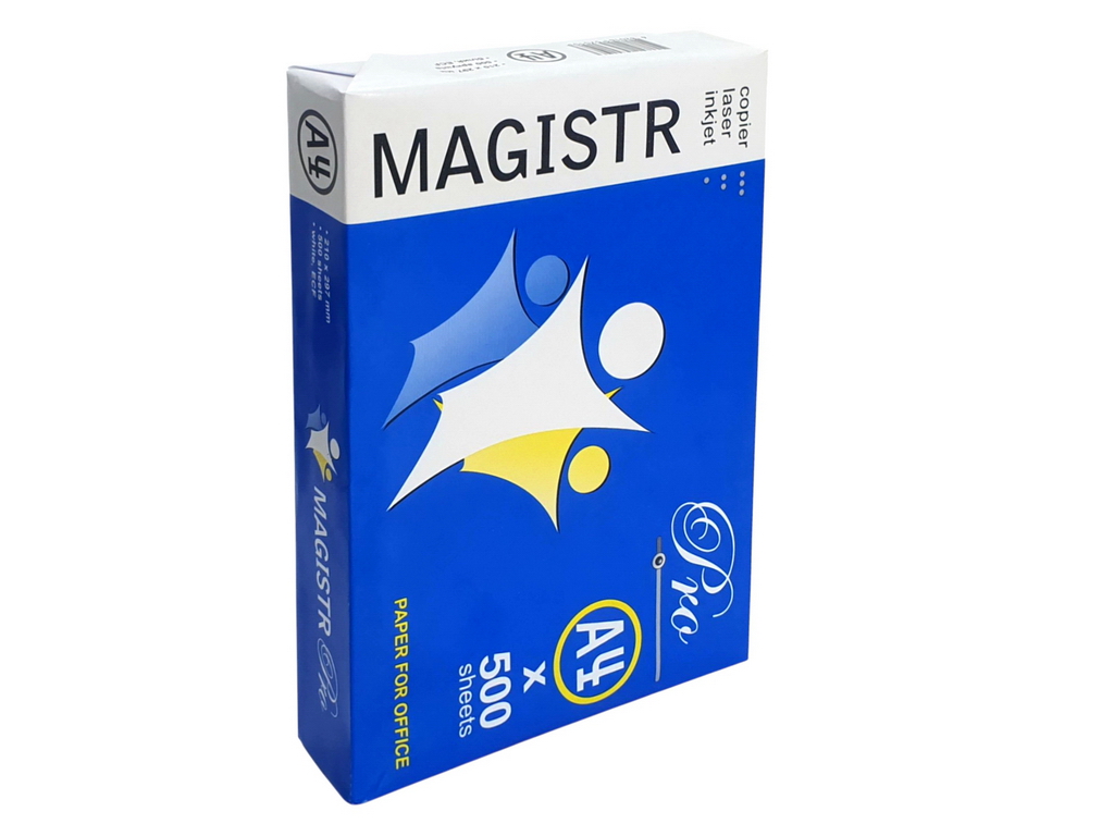 Папір офісний Magistr Pro для принтера А4, 500 аркушів, щільність 80 грам