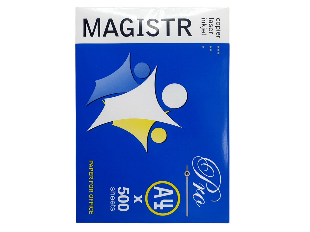 Папір офісний Magistr Pro для принтера А4, 500 аркушів, щільність 80 грам