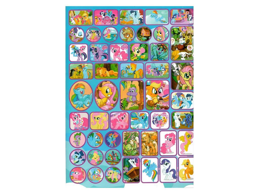 Розмальовка "My Little Pony" з наклейками, творчі завдання + 100+ наклейок, від 3 р., Jumbi