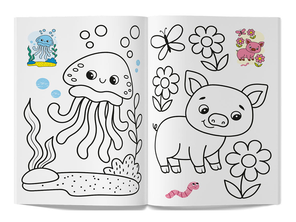 Розмальовка, Кольорованка, Кольори, Crystal Book F00033016