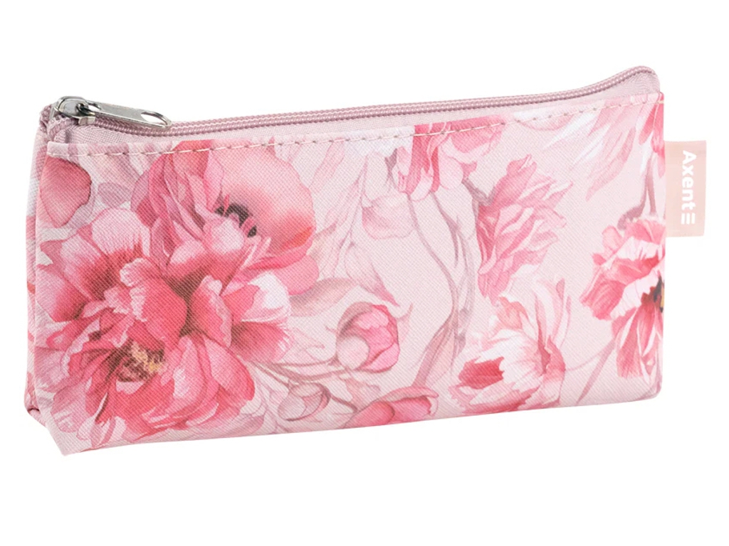 Пенал текстильний Axent Peony Dreams 1460-3-A-CC, одне відділення