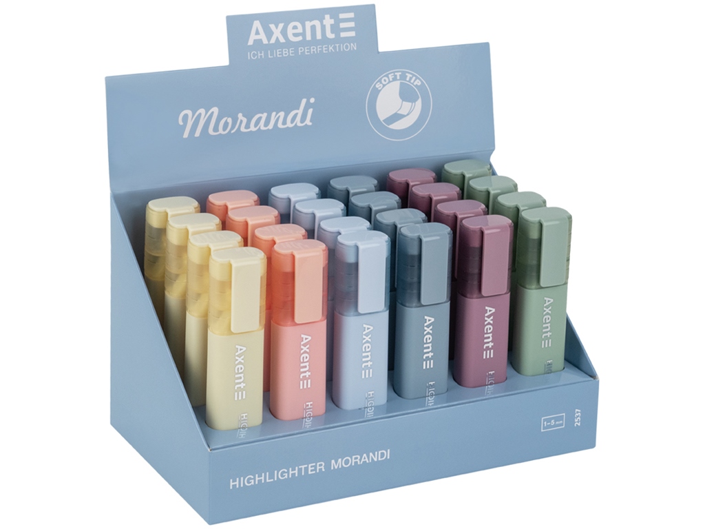 Маркер клиноподібний Highlighter 1-5 мм, Axent