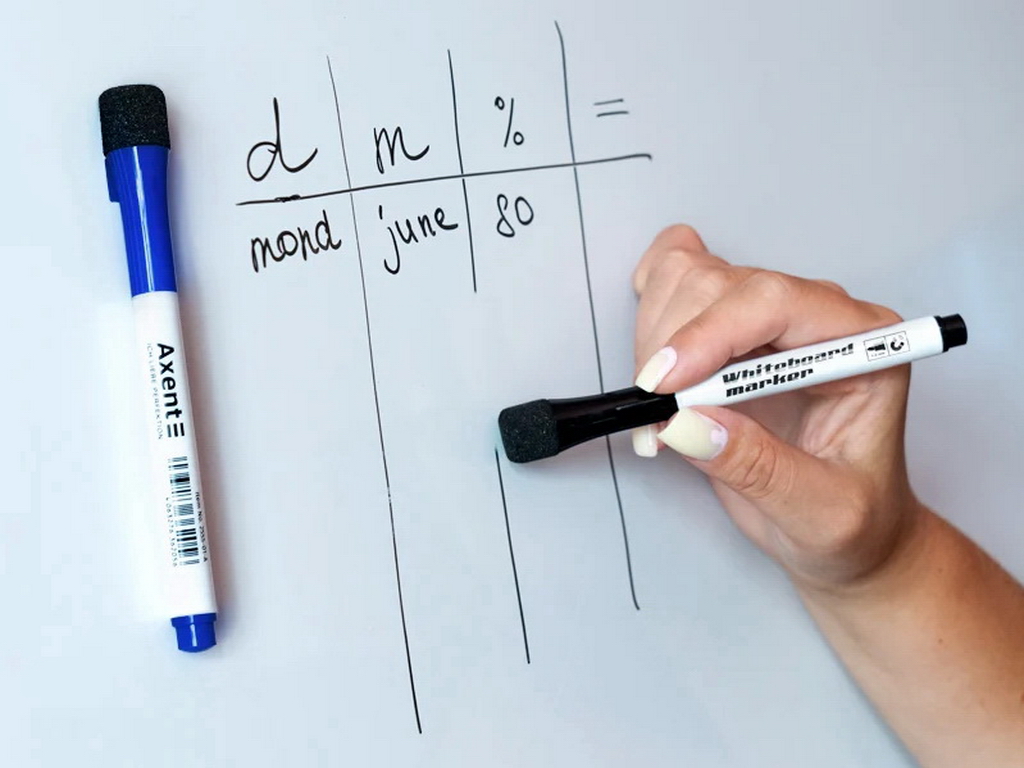 Набор маркеров для магнитной доски Axent Whiteboard Magnetic, круглые, 1-2 мм, 3 цвета