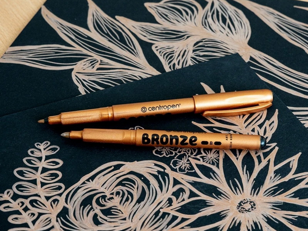 Маркер Bronze 1 мм. бронзовый, Centropen 2670/14