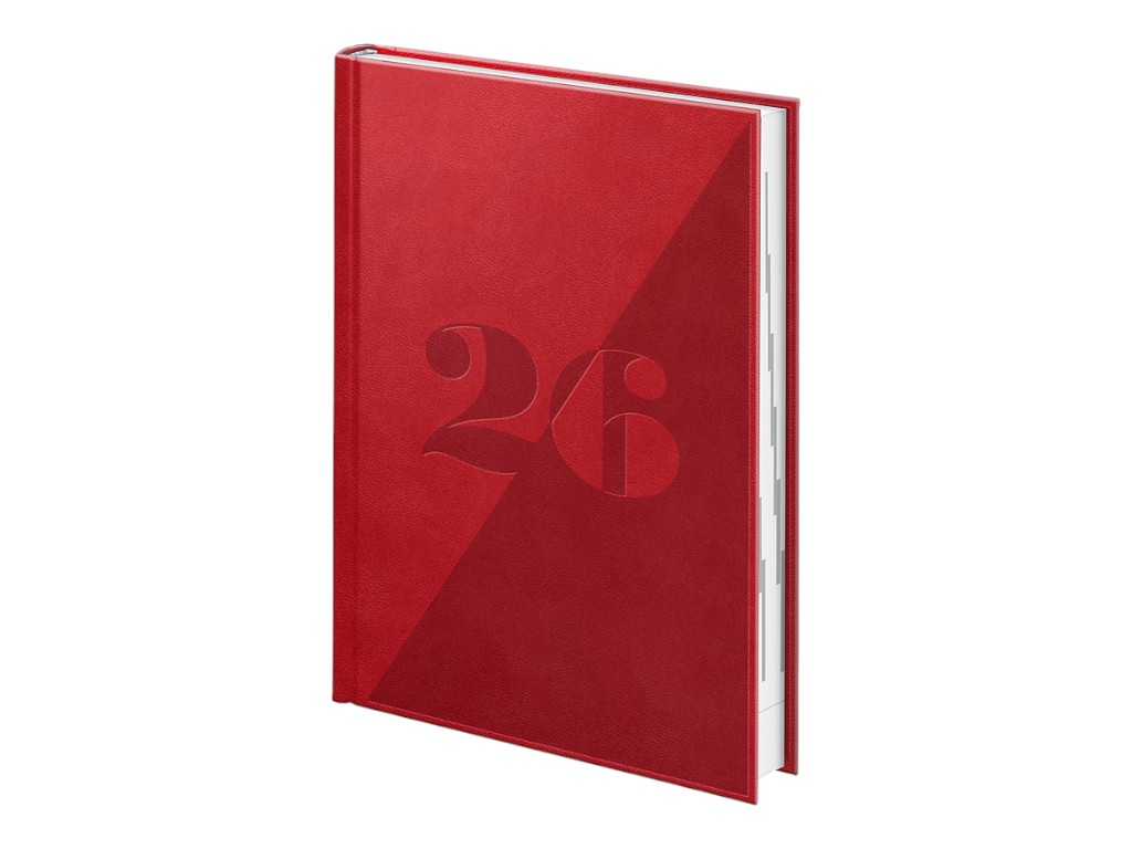Ежедневник Brunnen Standard Torino Trend 2026, A5, коралловый