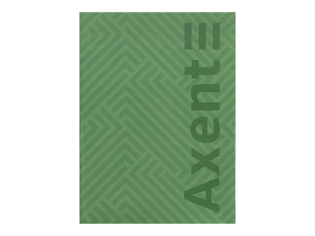 Книга записная Pattern Axent 8425-1-A, A4, клетка, 96 листов, зеленая