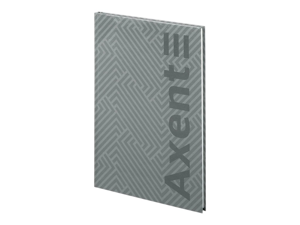 Книга записная Pattern Axent 8425-2-A, A4, клетка, 96 листов, серая