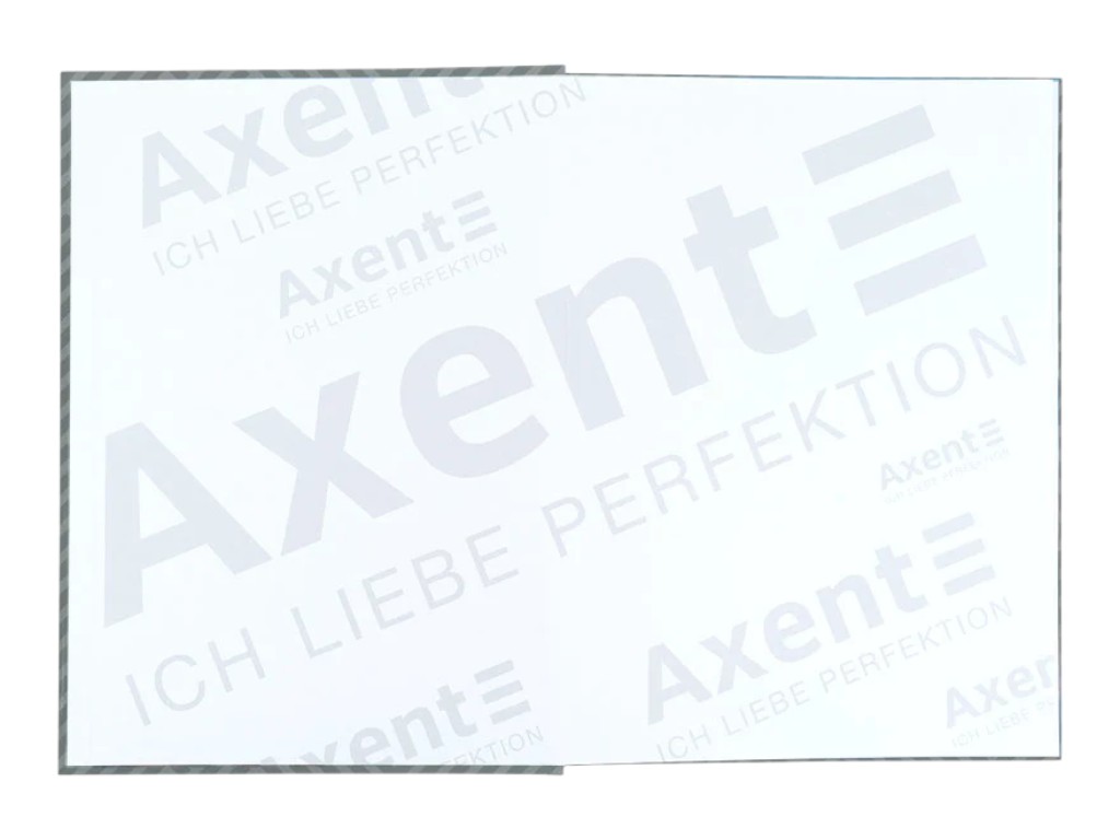 Книга записная Pattern Axent 8425-2-A, A4, клетка, 96 листов, серая