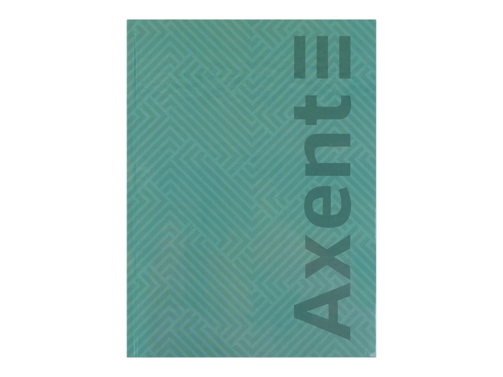 Книга записная Pattern Axent 8425-3-A, A4, клетка, 96 листов, бирюзовая