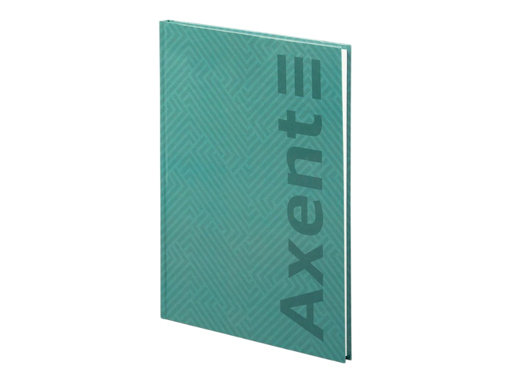 Книга записная Pattern Axent 8425-3-A, A4, клетка, 96 листов, бирюзовая