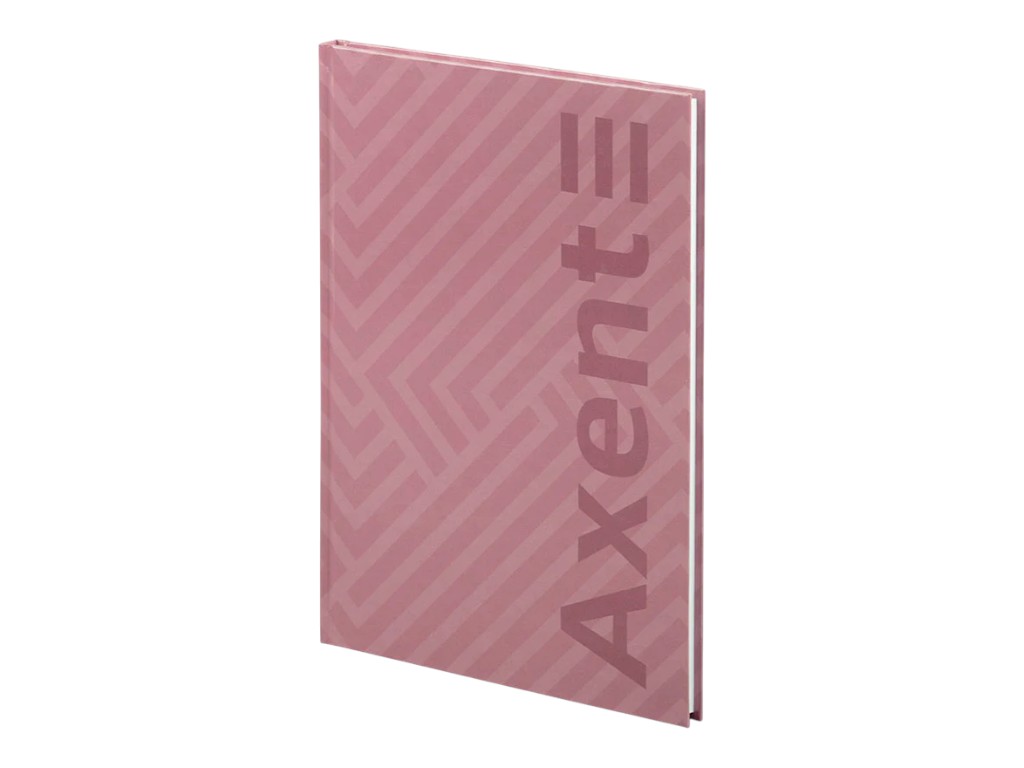 Книга записная Pattern Axent 8425-4-A, A4, клетка, 96 листов, розовая