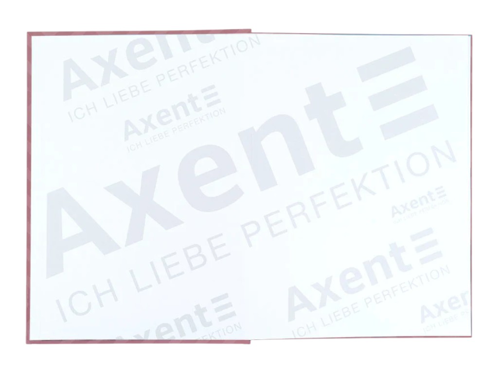 Книга записная Pattern Axent 8425-4-A, A4, клетка, 96 листов, розовая