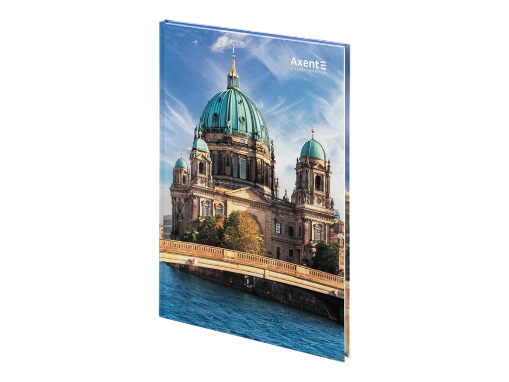 Книга записная City Berlin Axent 8425-6-A, A4, клетка, 96 листов