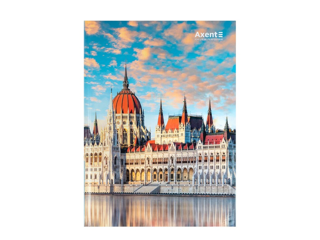 Книга записная City Budapest Axent 8425-8-A, A4, клетка, 96 листов