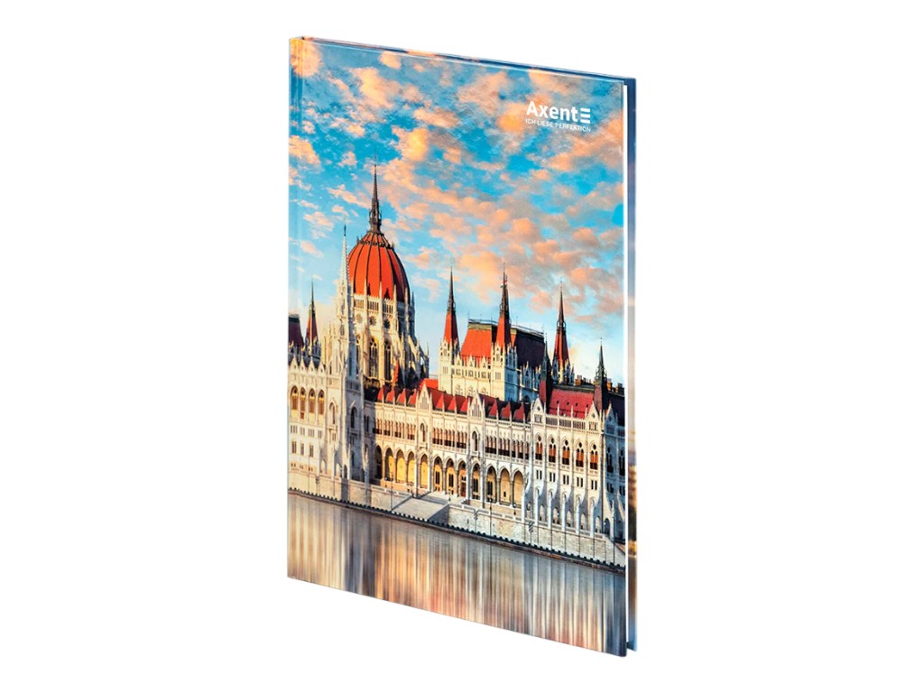 Книга записная City Budapest Axent 8425-8-A, A4, клетка, 96 листов