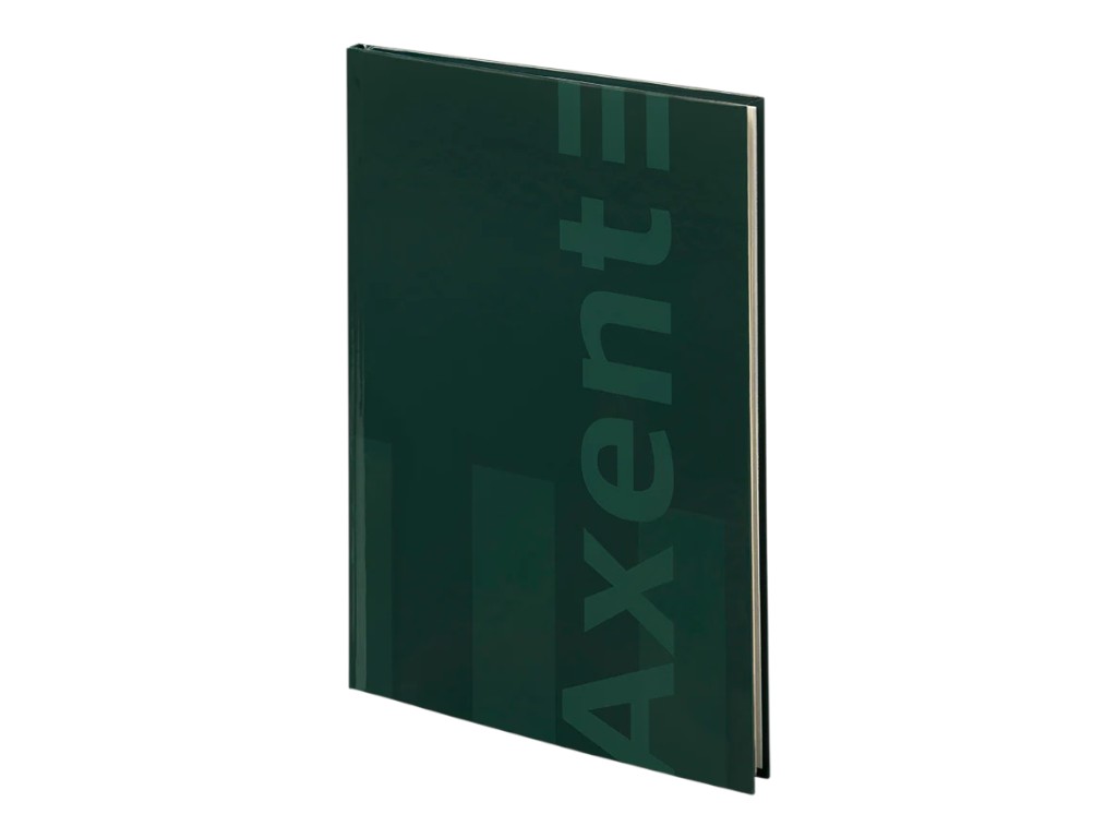 Книга записна One Color Axent 8426-1-A, A4, клітинка, 96 аркушів, зелена
