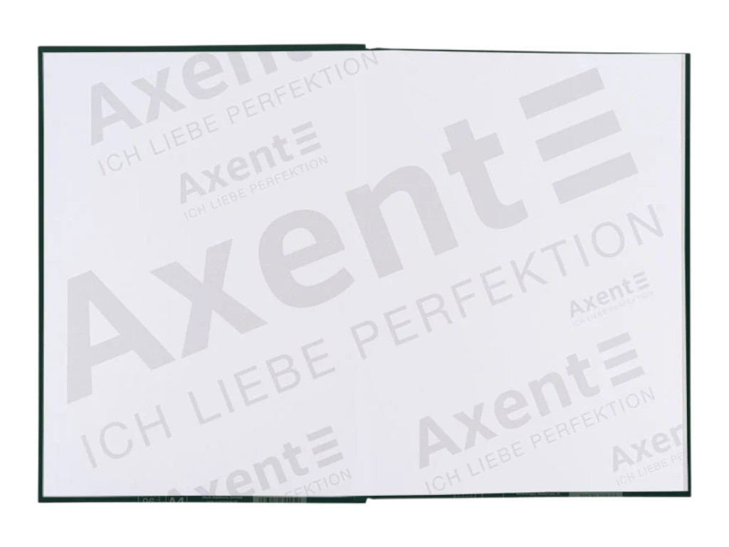 Книга записна One Color Axent 8426-1-A, A4, клітинка, 96 аркушів, зелена