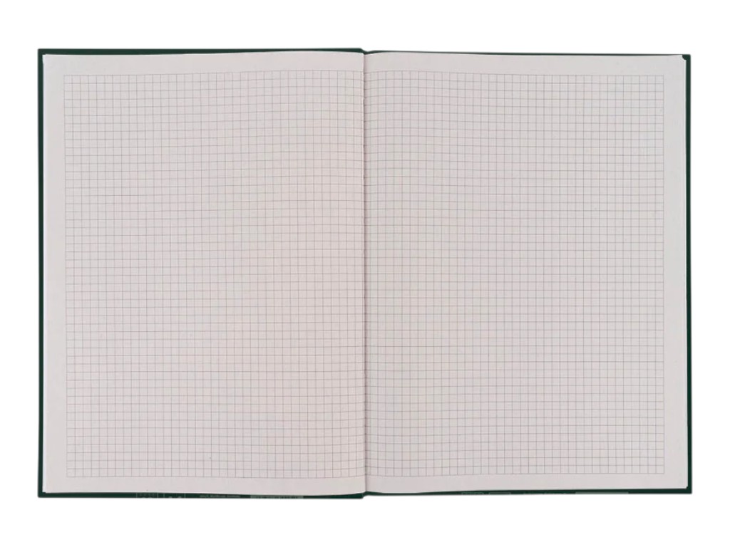 Книга записна One Color Axent 8426-1-A, A4, клітинка, 96 аркушів, зелена