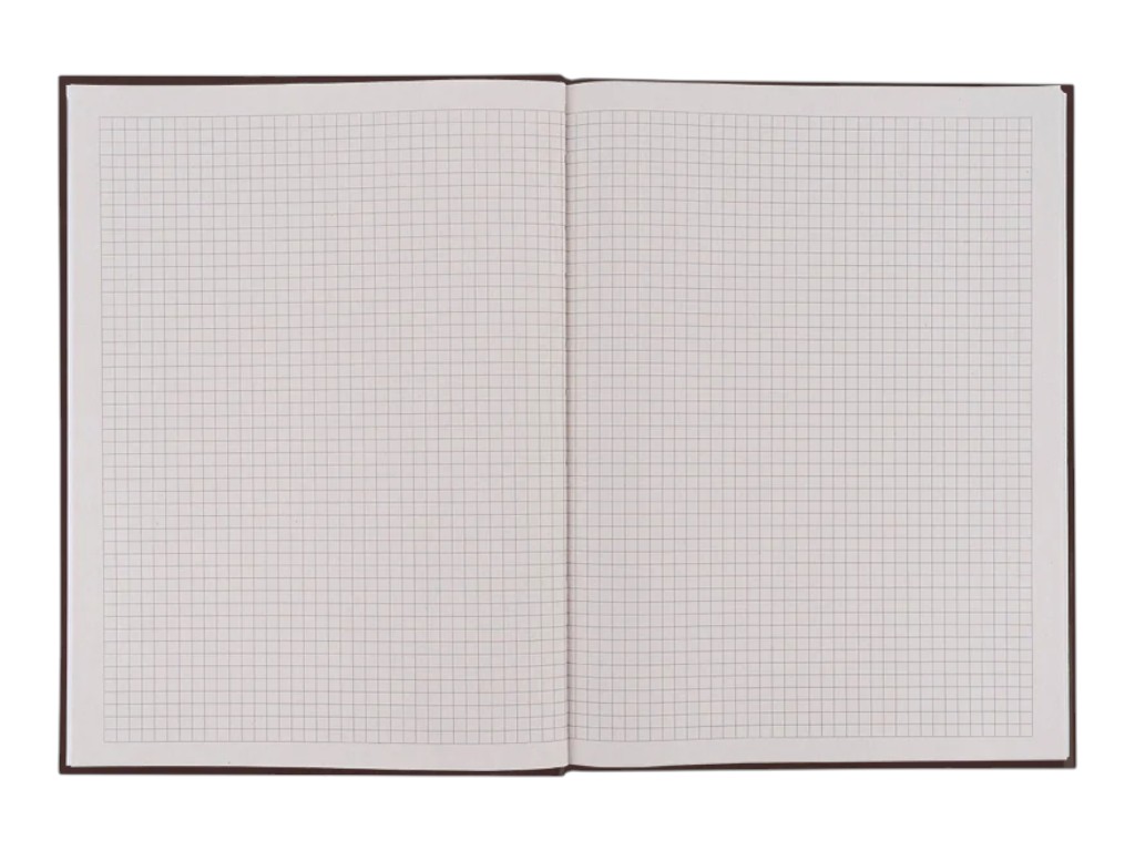 Книга записна One Color Axent 8426-2-A, A4, клітинка, 96 аркушів, бордова