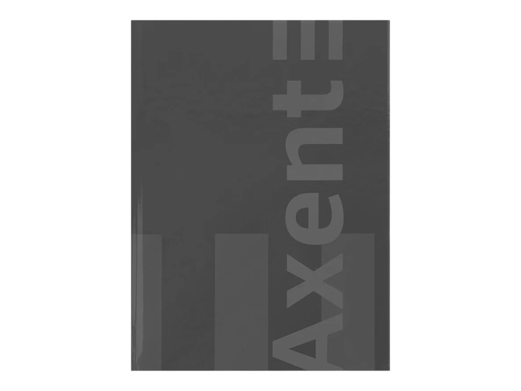 Книга записна One Color Axent 8426-4-A, A4, клітинка, 96 аркушів, сірий