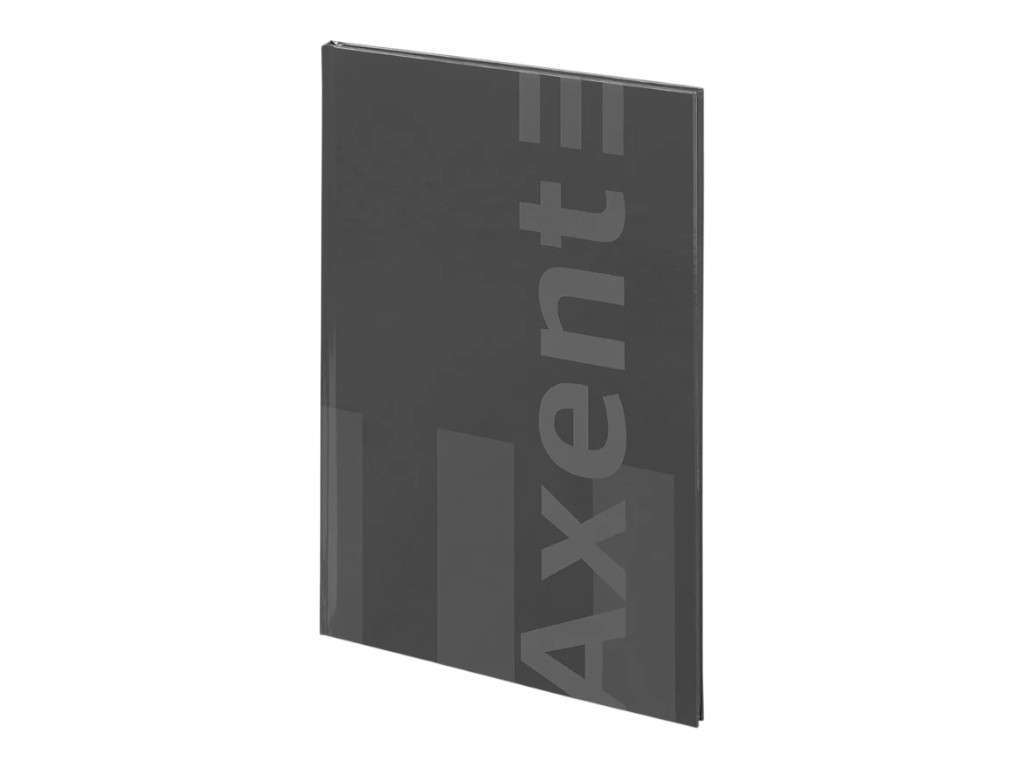 Книга записна One Color Axent 8426-4-A, A4, клітинка, 96 аркушів, сірий