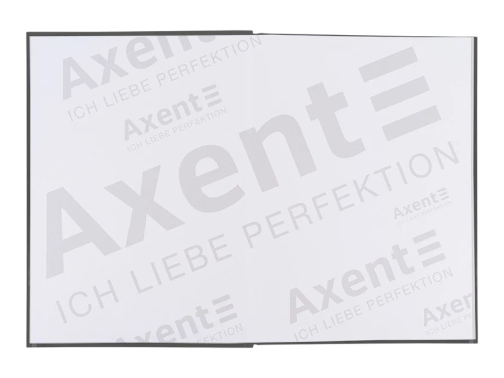 Книга записна One Color Axent 8426-4-A, A4, клітинка, 96 аркушів, сірий