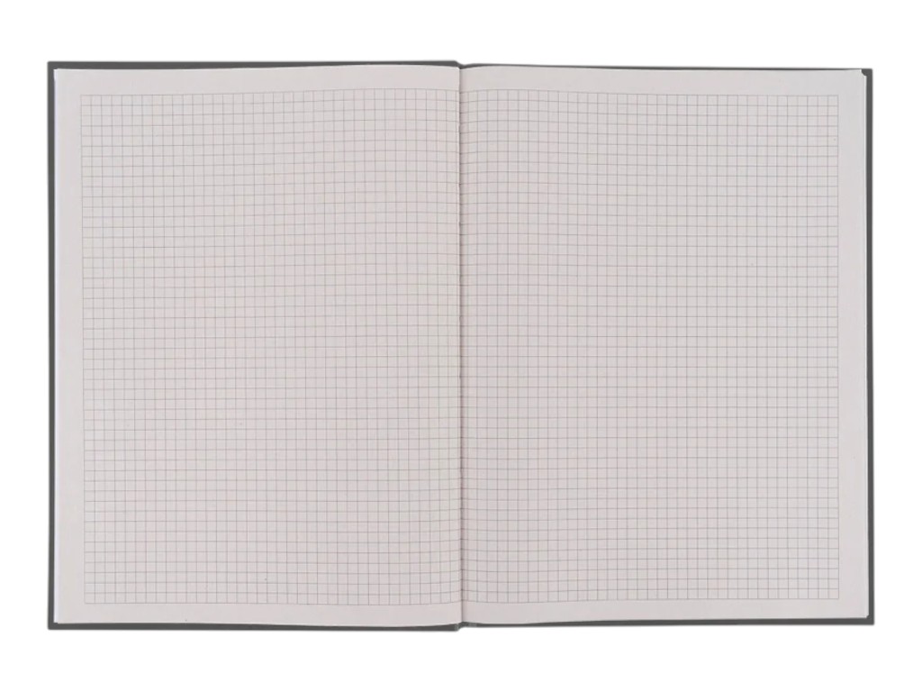 Книга записна One Color Axent 8426-4-A, A4, клітинка, 96 аркушів, сірий