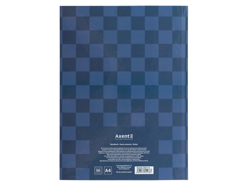 Книга записная Axent Mosaic 8427-1-A, 203х273 мм, 96 л., синяя