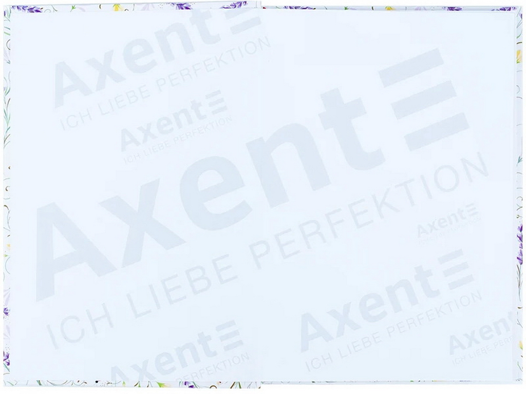 Книга записная твердая обложка в кисти А5, 96 листов, Turnowsky Floral, Axent 8457-12-A-TR